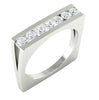I1/G 0.70Ct Round Brilliant Cut Diamond Jewelry 14k Solid Gold Channel Set Engagement Ring Wedding Band Appraisal