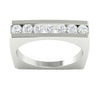 I1/G 0.70Ct Round Brilliant Cut Diamond Jewelry 14k Solid Gold Channel Set Engagement Ring Wedding Band Appraisal