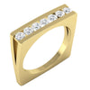 I1/G 0.70Ct Round Brilliant Cut Diamond Jewelry 14k Solid Gold Channel Set Engagement Ring Wedding Band Appraisal