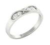 14Kt White / Yellow / Rose Gold I1/G 0.30Ct Real Diamond Prong Set Anniversary Wedding Ring Band