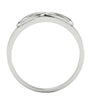 14Kt White / Yellow / Rose Gold I1/G 0.30Ct Real Diamond Prong Set Anniversary Wedding Ring Band