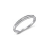 I1/G Natural 0.30Ct Diamond Solid 14K White / Yellow / Rose Gold Comfort fit Polished Shiny Engagement Stackable Ring Band