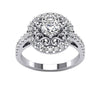 SI1/G 1.35Ct Not Enhanced Diamond Jewelry 14Kt White / Yellow / Rose Gold Designer Solitaire Ring Anniversary Band