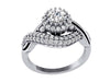 Genuine SI1/G Round 1.15Ct Diamond 14K Solid Gold Solitaire Engagement Ring Band