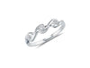 Bezel Set I1/G 0.75Ct Real Diamond 14K Solid Gold Comfort fit Polished Shiny Three Stone Engagement Ring Band Appraisal