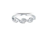 Bezel Set I1/G 0.75Ct Real Diamond 14K Solid Gold Comfort fit Polished Shiny Three Stone Engagement Ring Band Appraisal